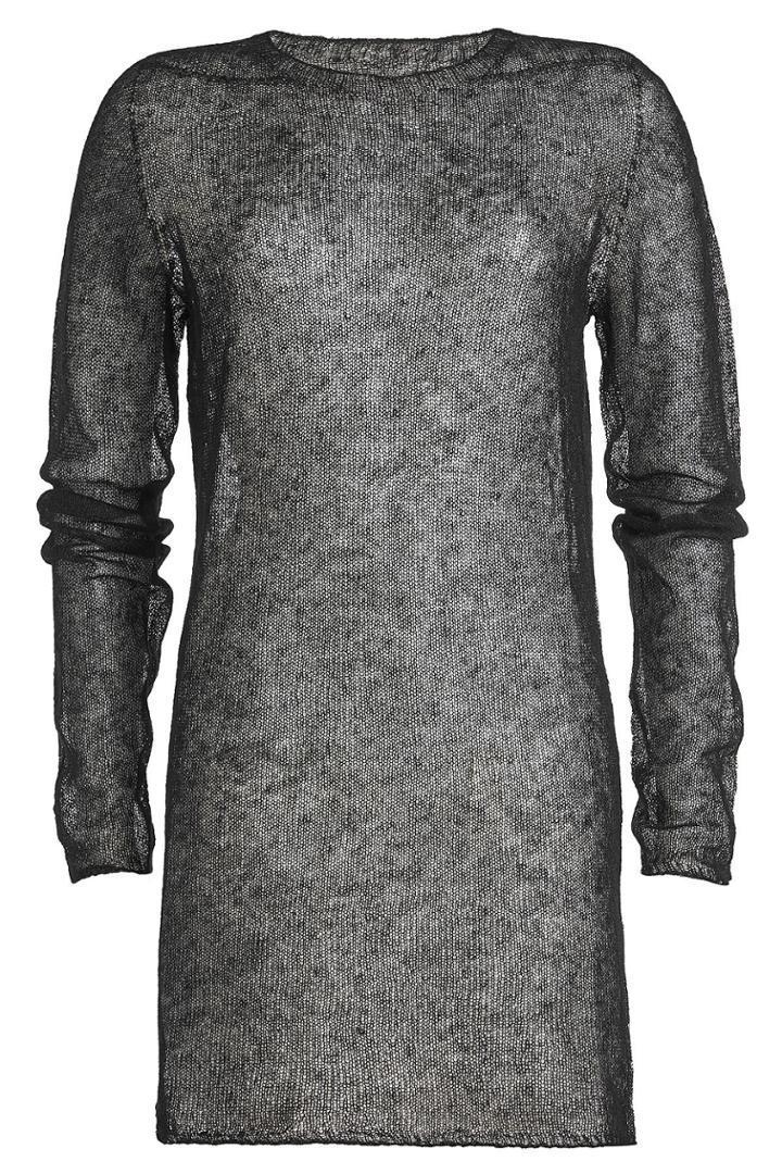 Rick Owens Rick Owens Gauze Knit Top With Alpaca Wool