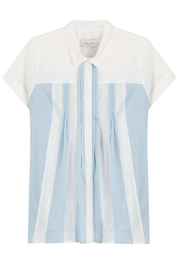 Paul & Joe Paul & Joe Cotton Blouse With Pleats - None