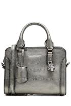 Alexander Mcqueen Alexander Mcqueen Small Padlock Zip Around Leather Tote - Black