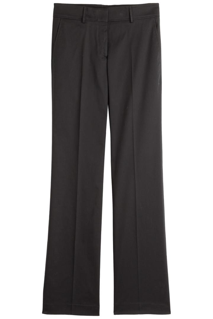 Etro Etro Wide Leg Stretch Cotton Pants