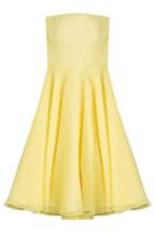 Alexander Mcqueen Alexander Mcqueen Silk Dress - Yellow