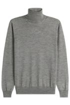 Jil Sander Jil Sander Wool Turtleneck Pullover With Silk - Grey
