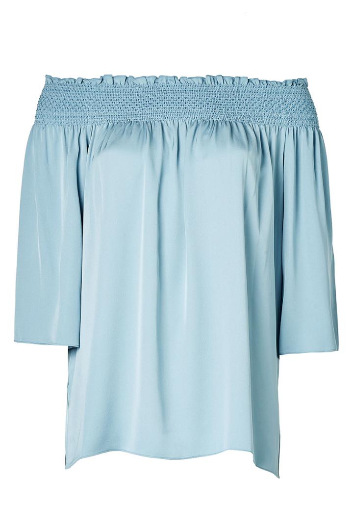 Theory Theory Silk Off-the-shoulder Top
