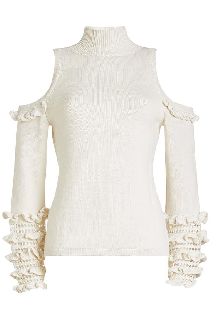 Jonathan Simkhai Jonathan Simkhai Wool Pullover With Cold Shoulders