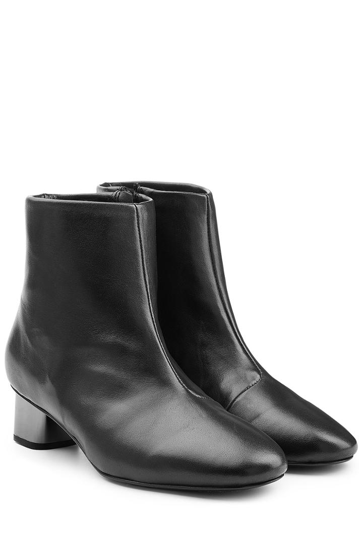 Robert Clergerie Robert Clergerie Leather Ankle Boots - Black