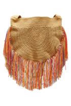 Soraya Hennessy Soraya Hennessy Multi Fringe Boho Crochet Shoulder Bag
