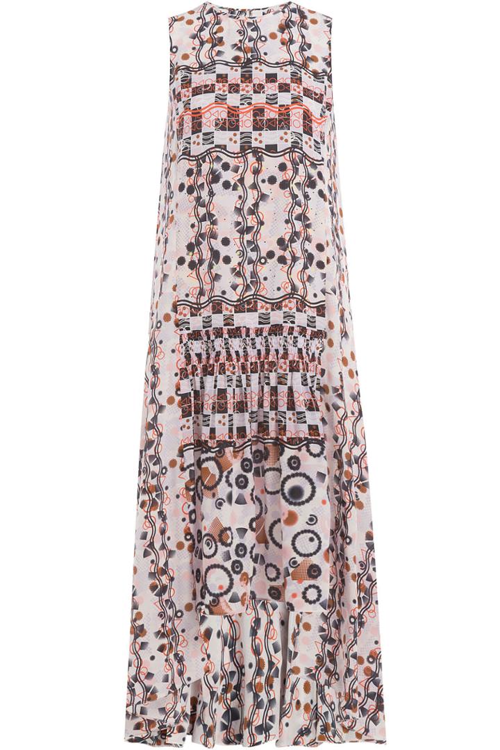 Peter Pilotto Peter Pilotto Printed Silk Dress - Multicolored