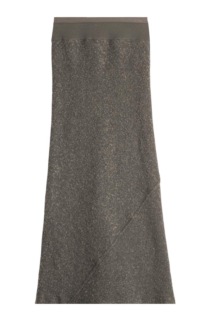 Rick Owens Maxi Skirt With Virgin Wool
