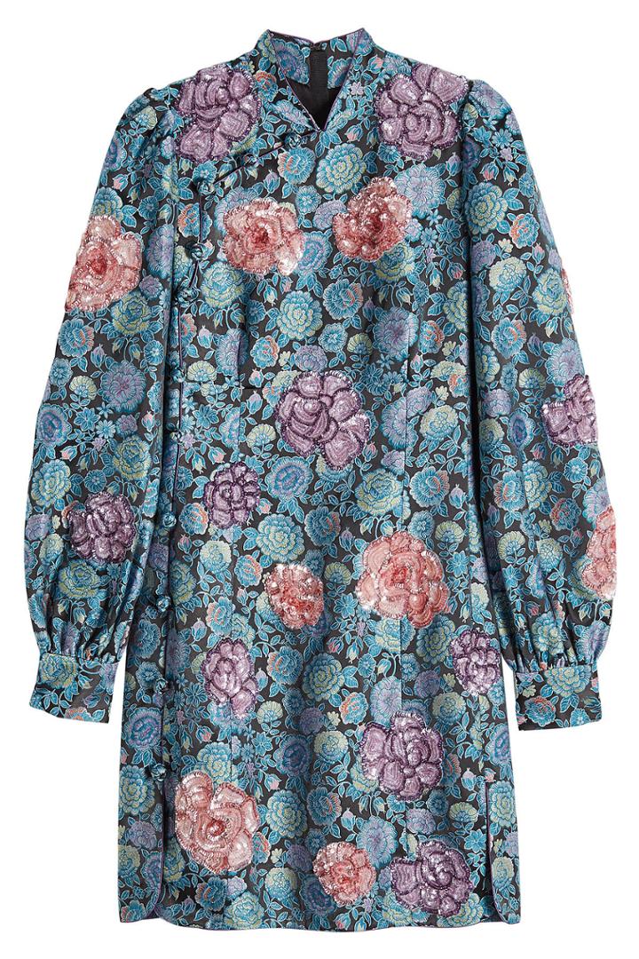 Marc Jacobs Marc Jacobs Embellished Jacquard Dress