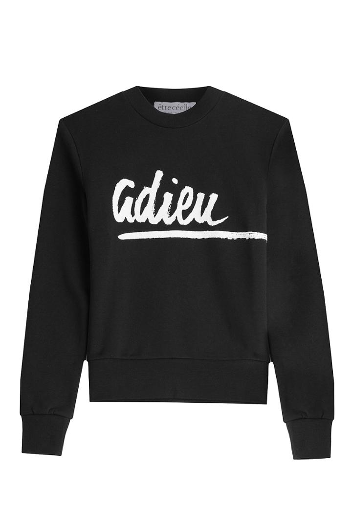 Etre Cécile Etre Cécile Adieu T-shirt - Black