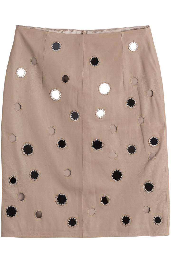 Steffen Schraut Darling Leather Pencil Skirt