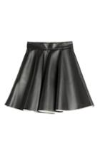 Msgm Faux Leather Skirt