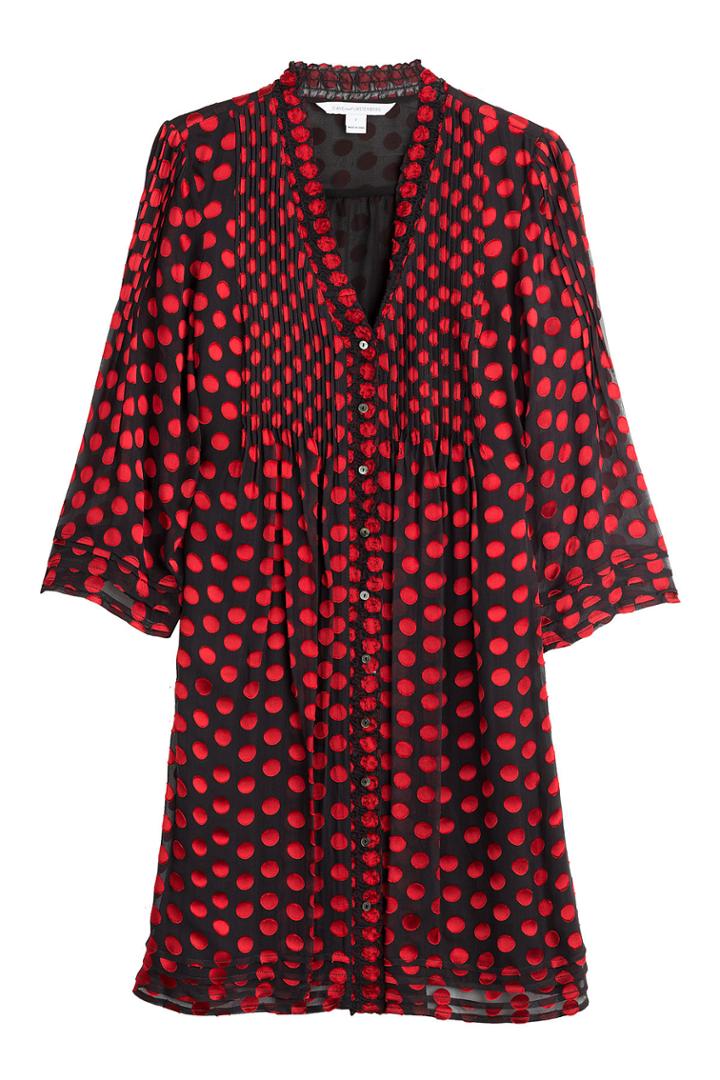 Diane Von Furstenberg Diane Von Furstenberg Printed Shirt Dress With Silk - None