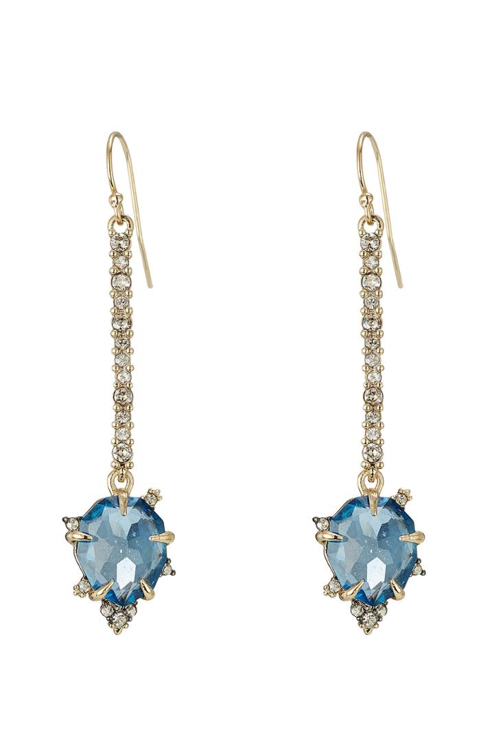 Alexis Bittar Alexis Bittar Crystal Drop Earrings - Blue