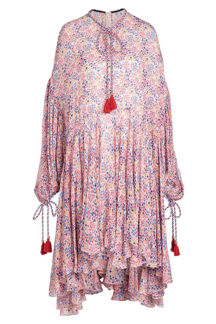 Philosophy Di Lorenzo Serafini Philosophy Di Lorenzo Serafini Colorful Pompom Dress