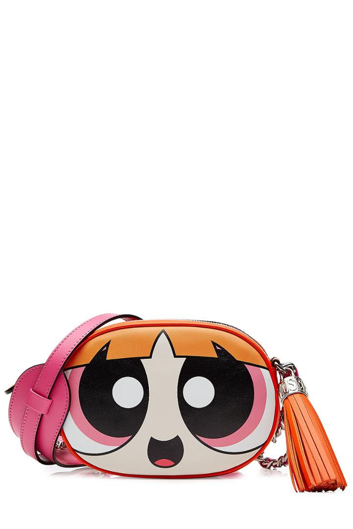 Moschino Moschino Blossom Leather Shoulder Bag - Multicolor