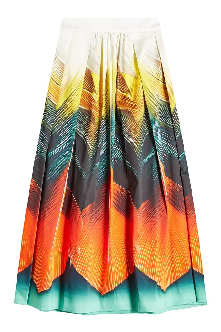 Mary Katrantzou Mary Katrantzou Printed Cotton Skirt