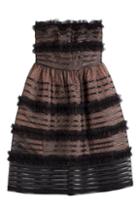 Red Valentino Bustier Dress With Tulle