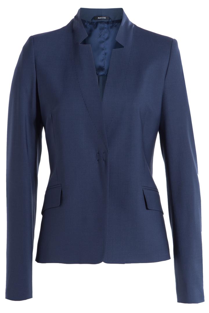 Maison Margiela Maison Margiela Wool Blend Blazer - Blue