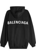 Balenciaga Balenciaga Logo Back Cotton Hoody