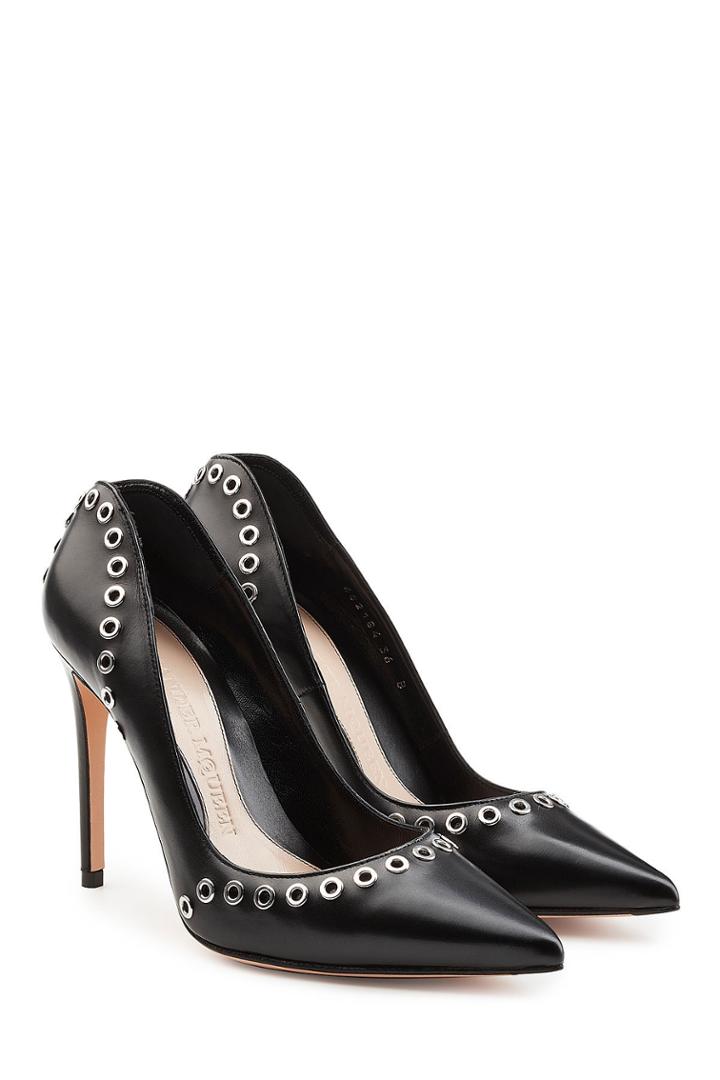 Alexander Mcqueen Alexander Mcqueen Leather Pumps With Eyelets