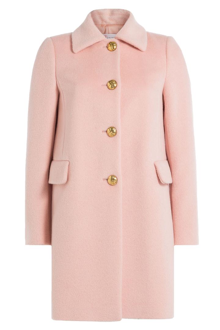 Red Valentino Red Valentino Coat With Alpaca And Wool - Rose