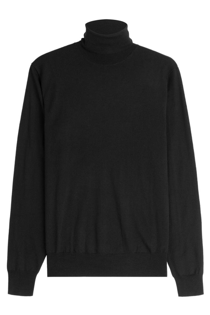 Ralph Lauren Black Label Ralph Lauren Black Label Merino Wool Turtleneck - Black