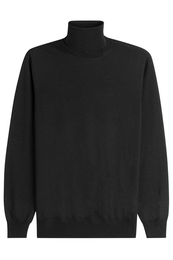 Jil Sander Jil Sander Wool Turtleneck Pullover With Silk