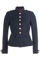 Burberry London Burberry London Wool-cotton Jacket With Embossed Buttons