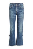 Citizens Of Humanity Citizens Of Humanity Cropped Flare Jeans With Frayed Trims