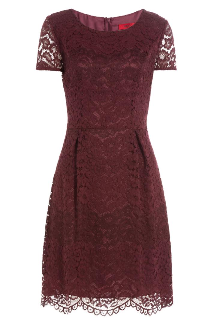 Hugo Hugo Lace Dress - Purple