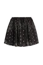 Marco De Vincenzo Marco De Vincenzo Embroidered Cotton Eyelet Skirt - Multicolored