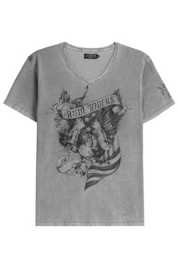 Rude Riders Rude Riders American Eagle Cotton T-shirt - None