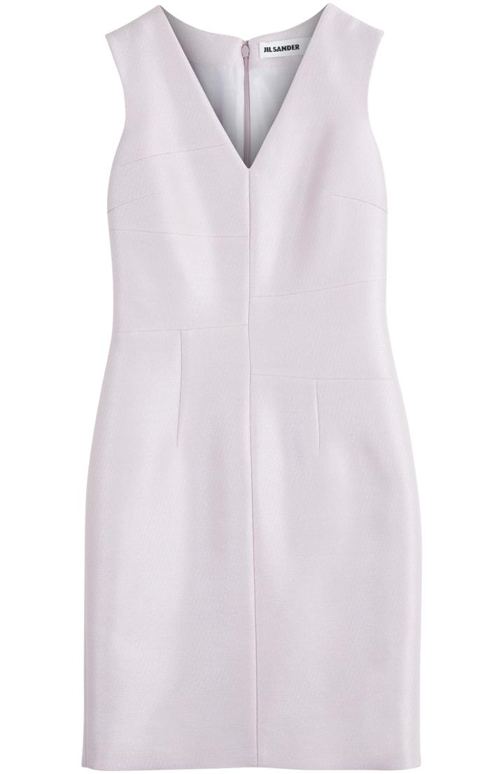 Jil Sander Techno Tweed Sheath Dress