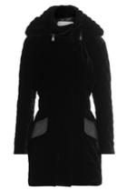 Fendi Fendi Velvet Coat With Silk - Black