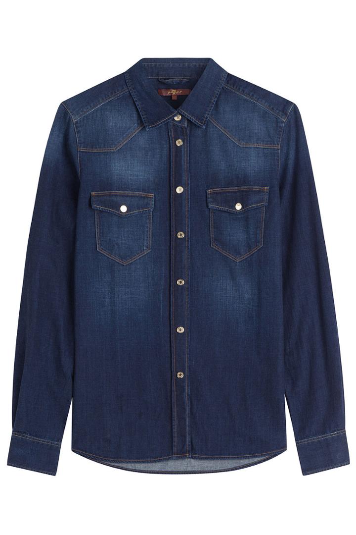 Seven For All Mankind Seven For All Mankind Denim Shirt - None