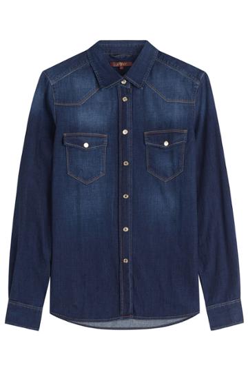 Seven For All Mankind Seven For All Mankind Denim Shirt - None