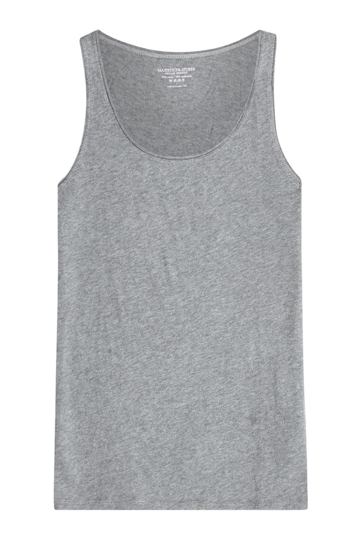 Majestic Majestic Cotton And Cashmere Tank