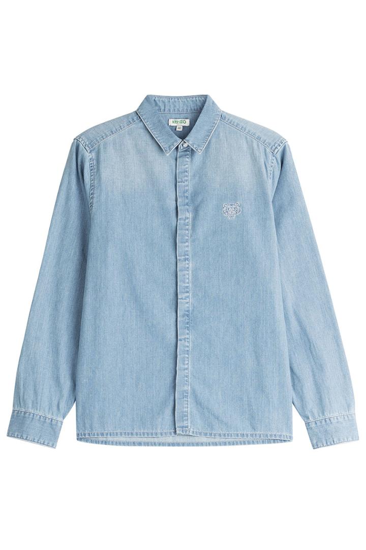 Kenzo Kenzo Denim Shirt - Blue