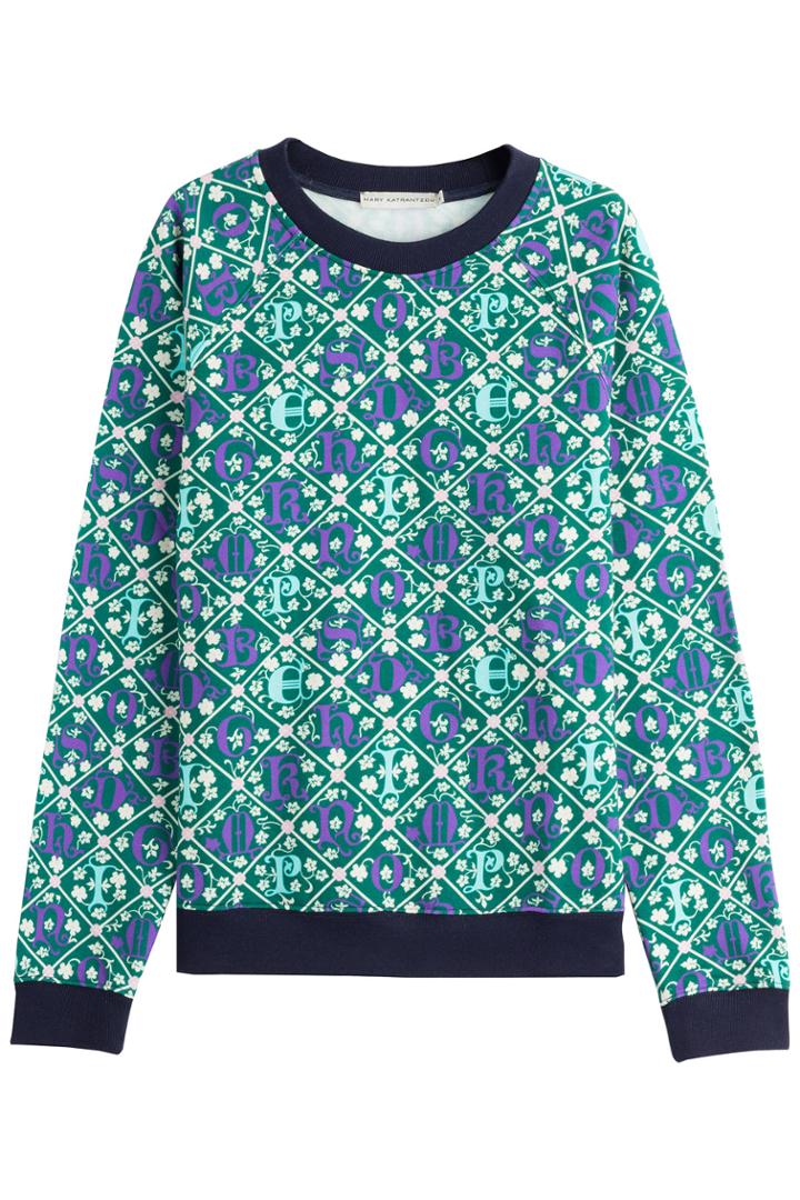 Mary Katrantzou Mary Katrantzou Printed Sweatshirt - Green
