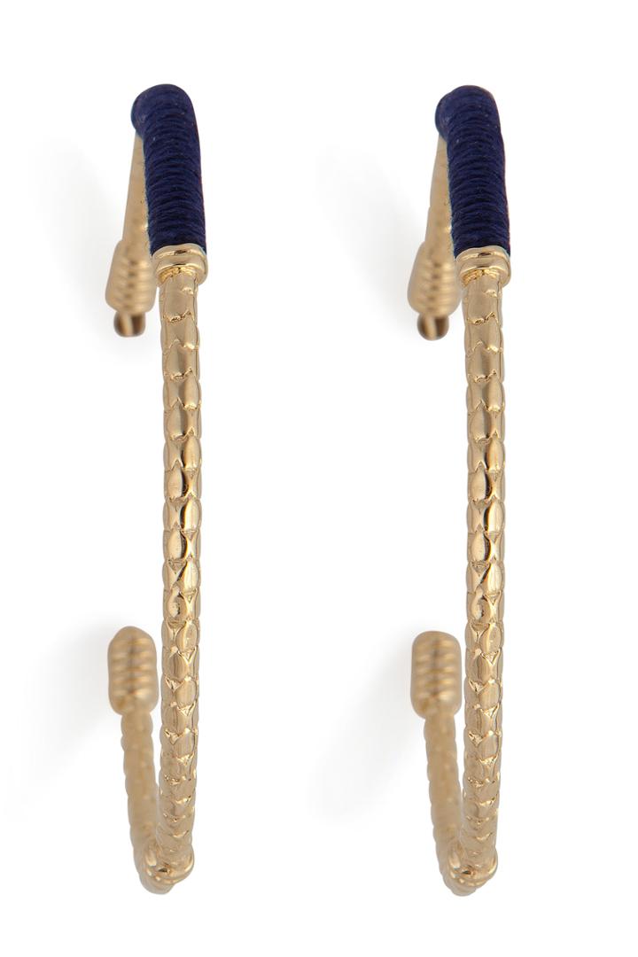 Aurélie Bidermann Aurélie Bidermann Soho Hoop Earrings - Blue