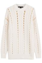 Alexander Wang Alexander Wang Cotton Pullover With Cut-out Detail - White