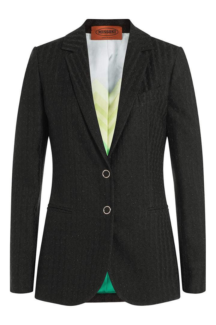 Missoni Missoni Blazer With Metallic Detail - Black