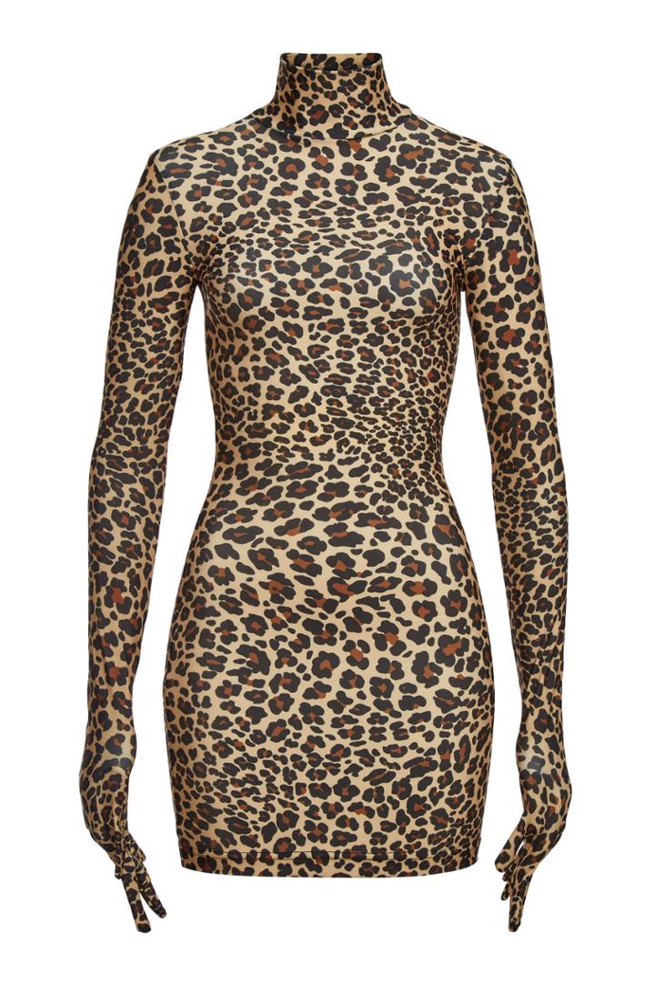 Vetements Vetements Leopard Print Mini Dress