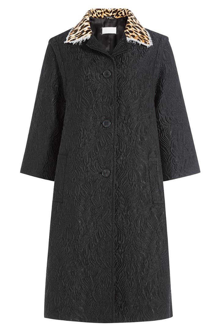 Maison Margiela Maison Margiela Printed Coat With Silk - Black