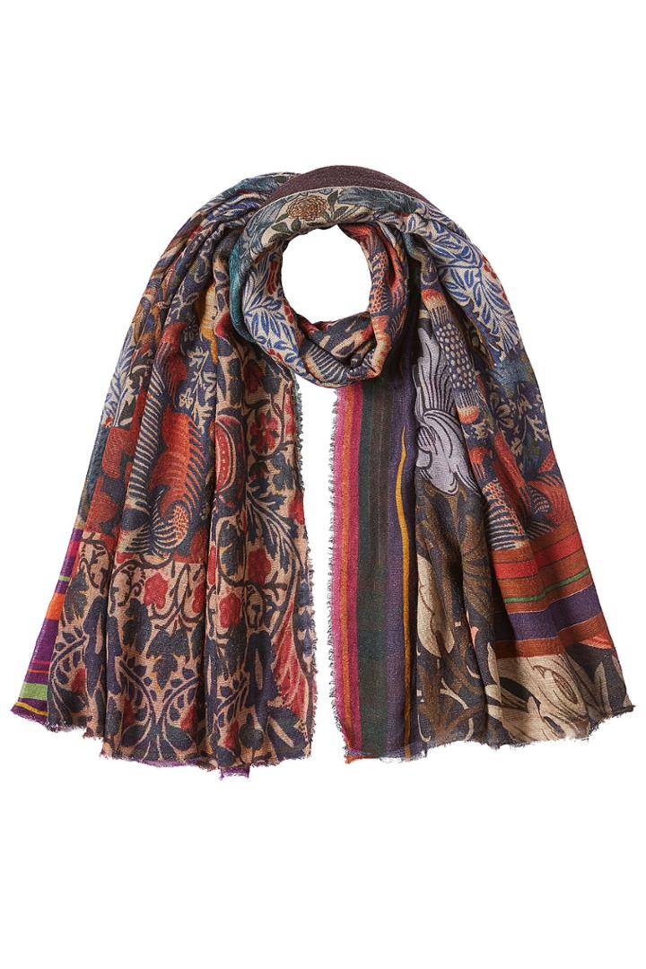 Faliero Sarti Faliero Sarti Printed Scarf With Cashmere And Silk - Multicolor
