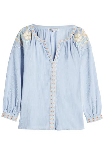 Nina Kaufmann Nina Kaufmann Embroidered Cotton Blouse