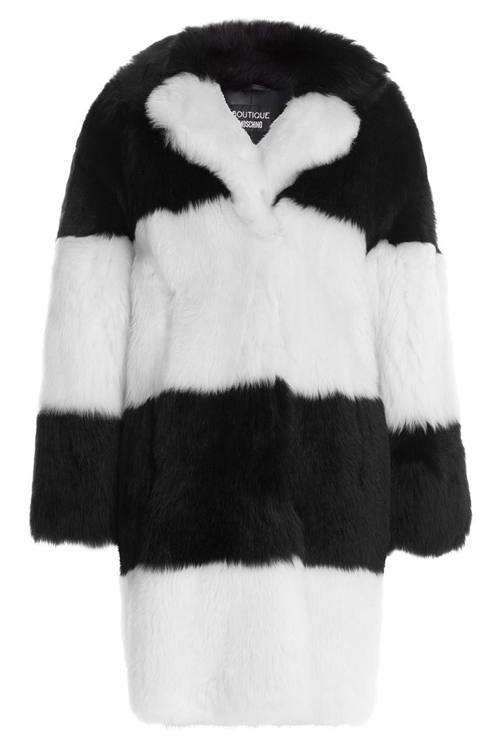 Boutique Moschino Boutique Moschino Sheepskin Coat - Multicolor