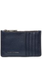 Marc Jacobs Marc Jacobs Two-tone Leather Card Zip Pouch - Multicolor