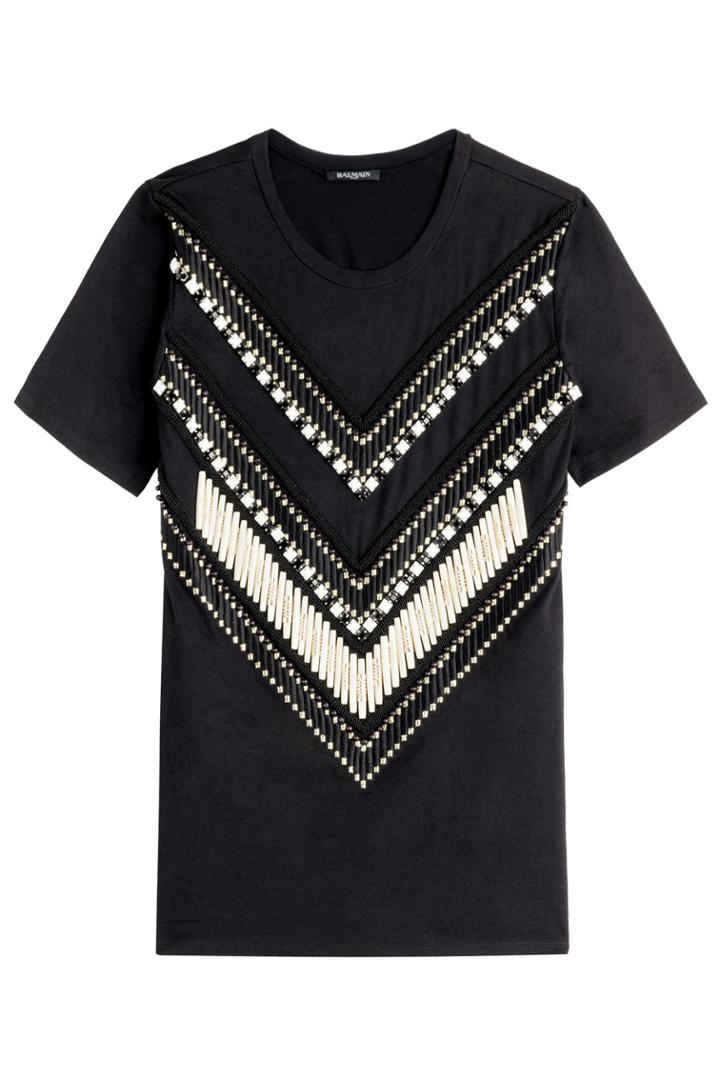 Balmain Balmain Embroidered T-shirt